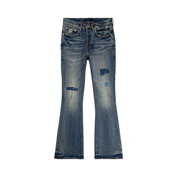 PURPLE BRAND Flare Jeans 'Mid Indigo'