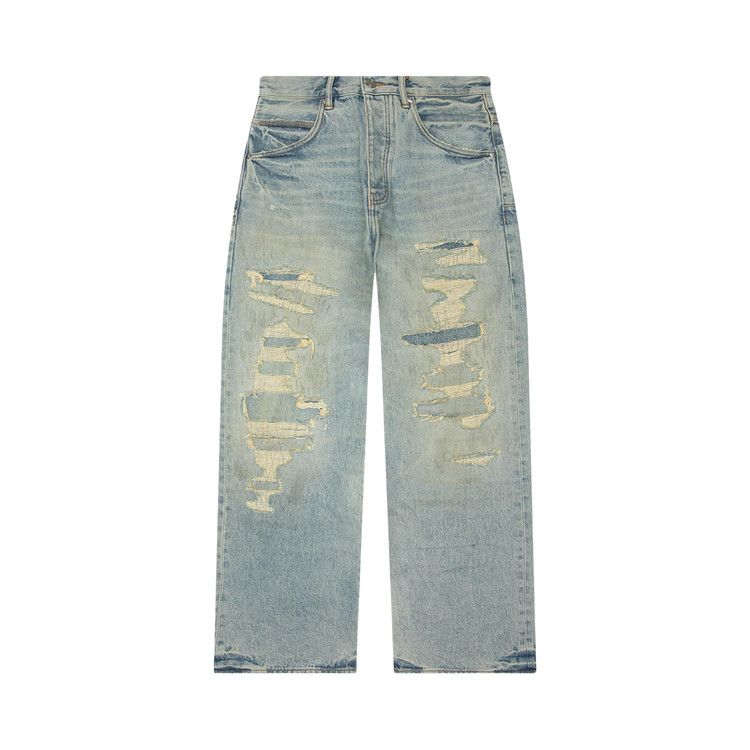 PURPLE BRAND Destroy Repair 'Light Indigo'