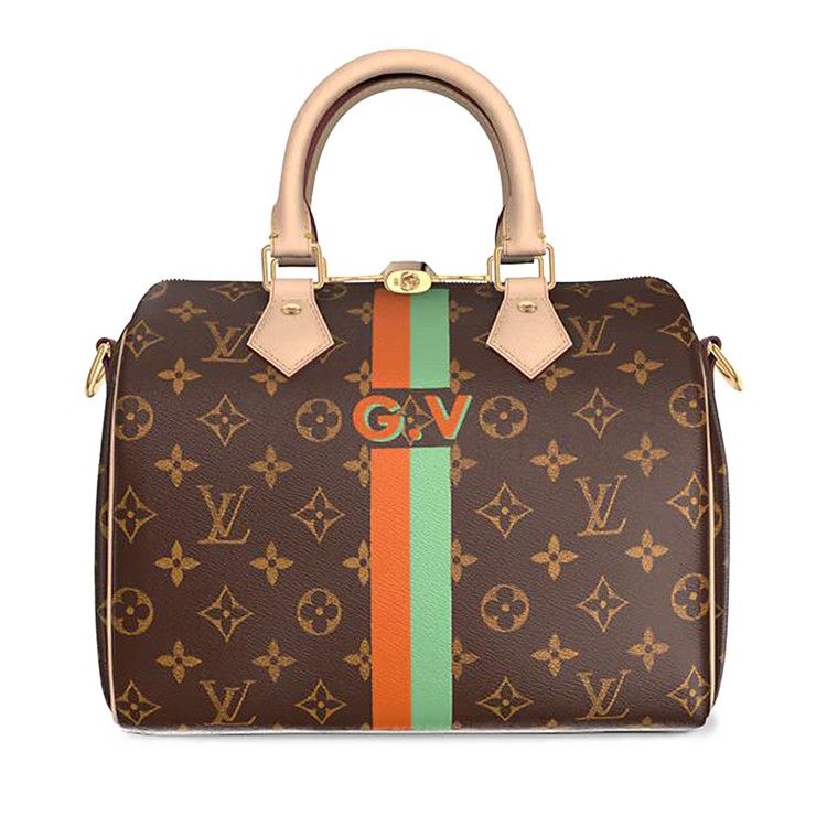 Louis Vuitton Speedy Bandoulière 25 Mon Monogram (Custom Order) 'Brown Monogram Canvas'