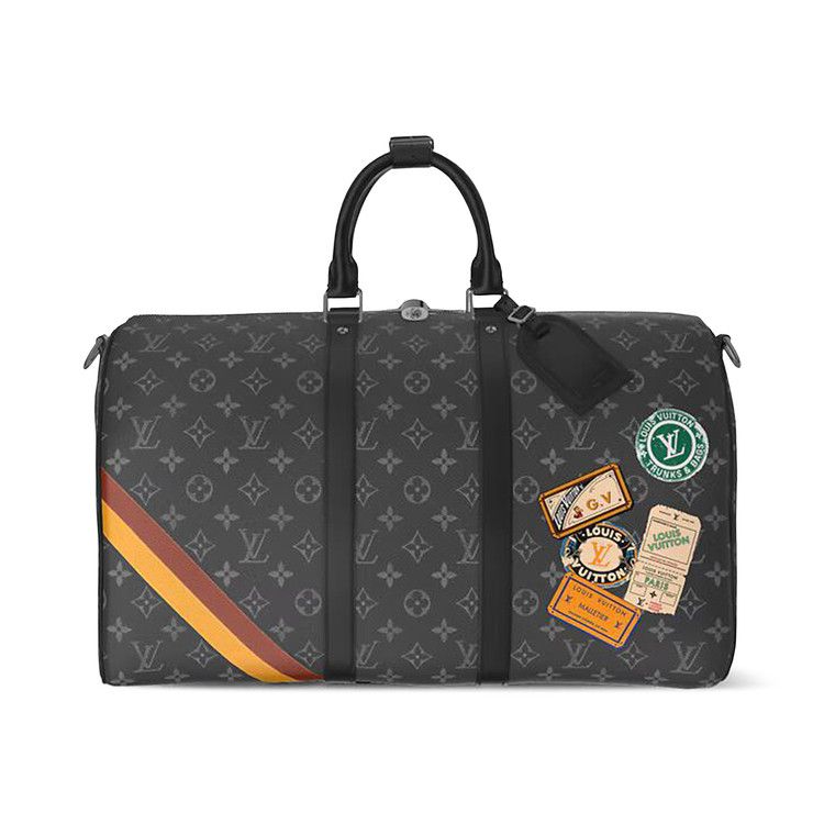 Louis Vuitton Keepall Bandoulière 45 Mon Monogram (Custom Order) 'Black Monogram Eclipse Canvas'