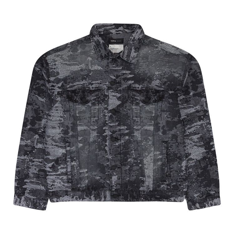 PURPLE BRAND Jacquard Jacket 'Black'