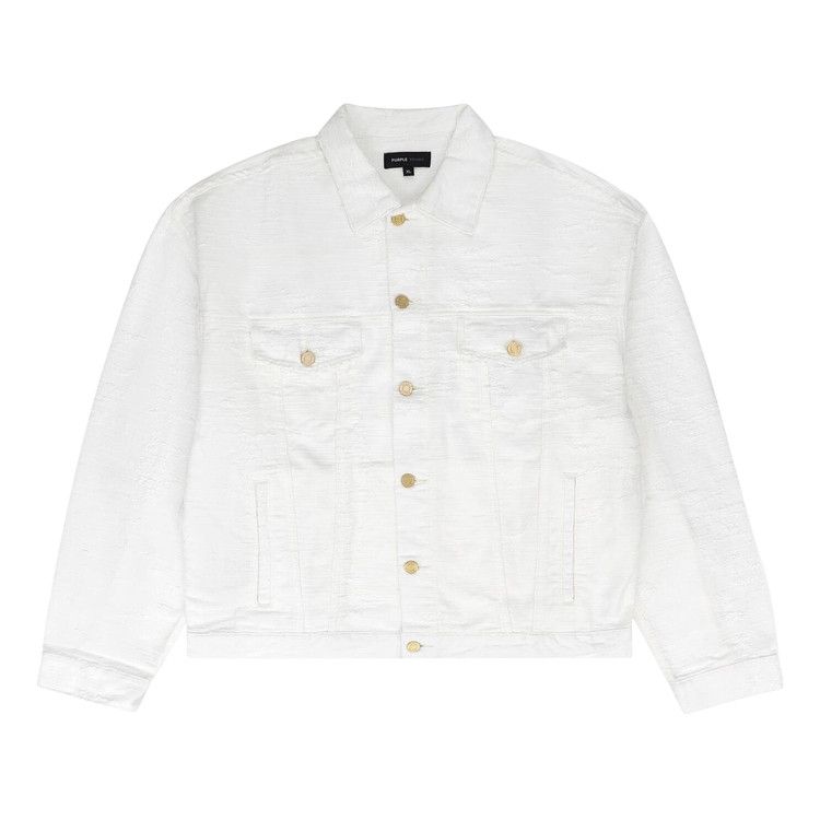 PURPLE BRAND Jacquard Jacket 'White'