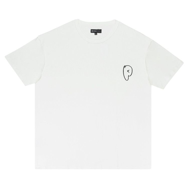 PURPLE BRAND Textured Jersey Inside Out Tee 'White'
