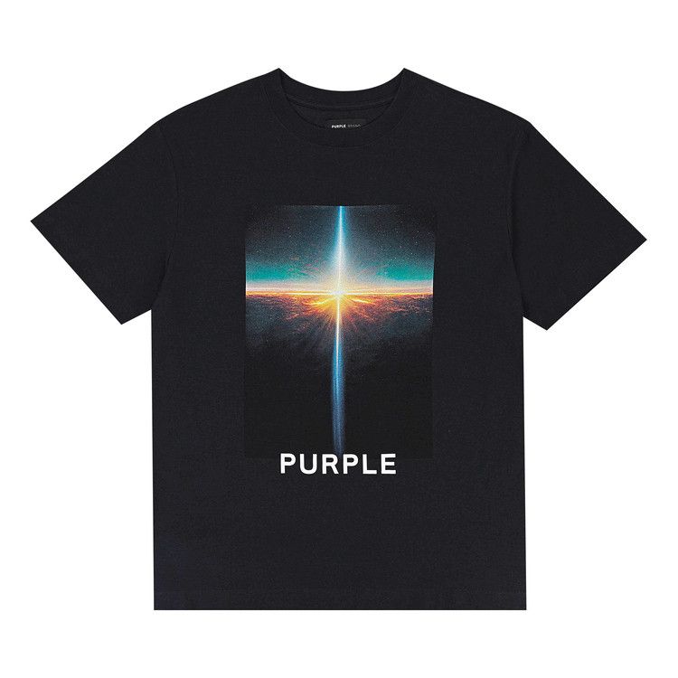 PURPLE BRAND Textured Jersey Tee 'Black'