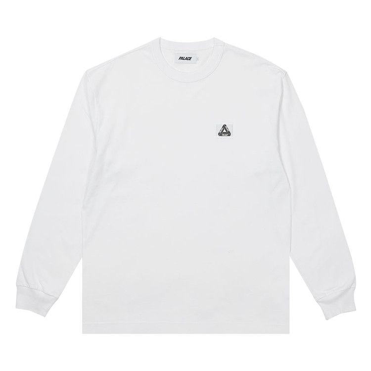 Palace Square Patch Long-Sleeve 'White'
