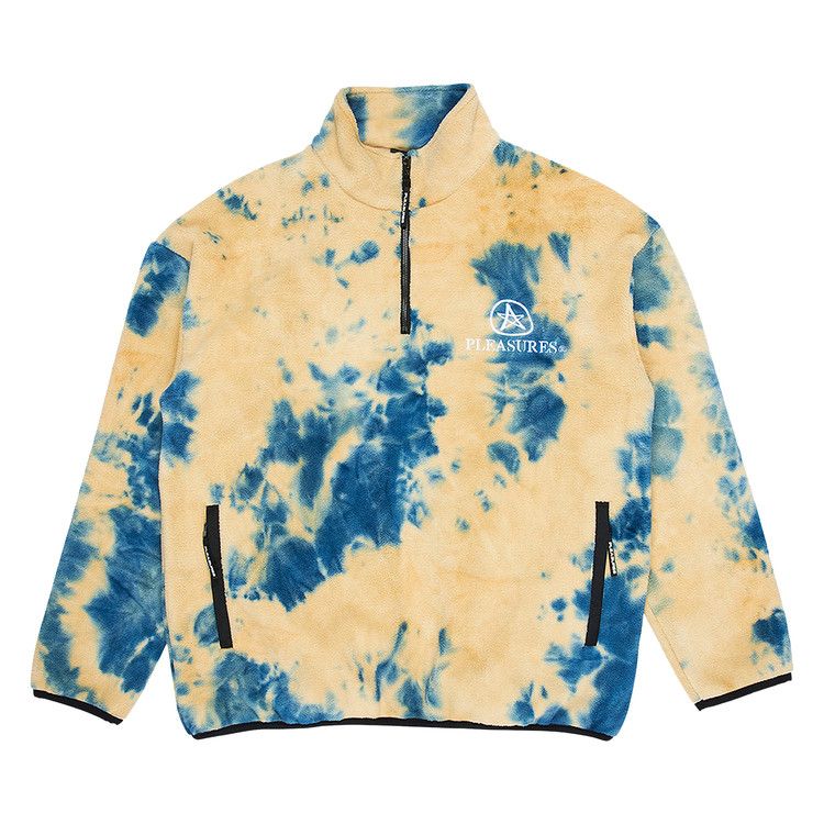Pleasures Caffeine Polar Fleece Quarter Zip 'Tan'