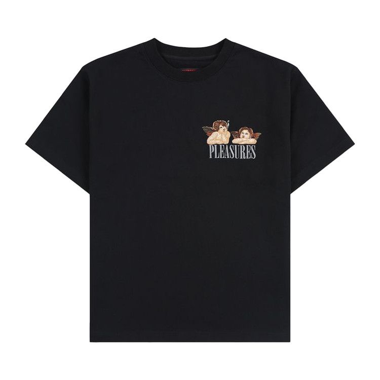 Pleasures Dynamic Short-Sleeve Crewneck 'Black'