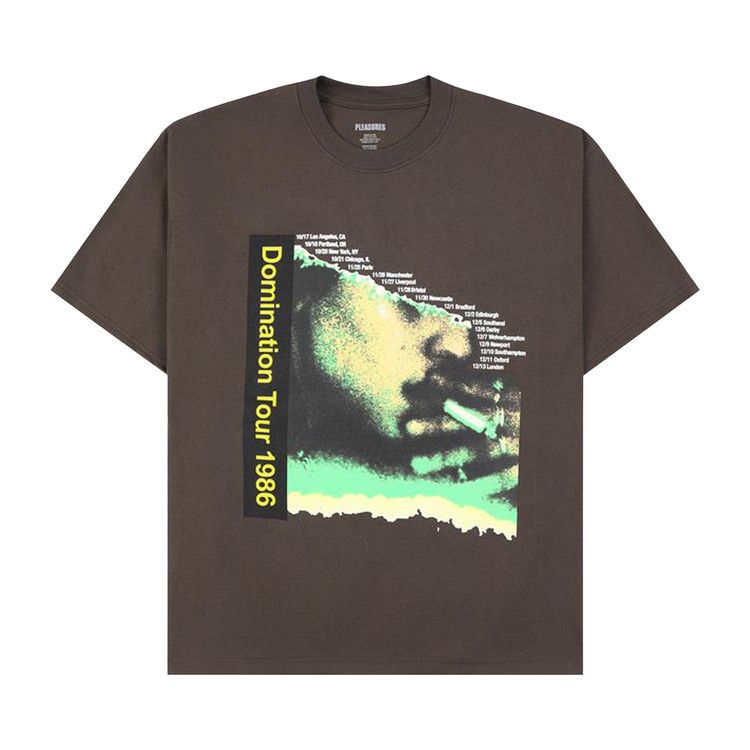 Pleasures Domination T-Shirt 'Brown'