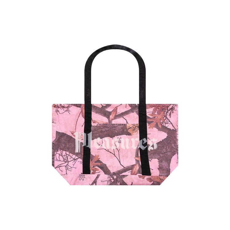 Pleasures Realtree Canvas Tote Bag 'Pink Edge'