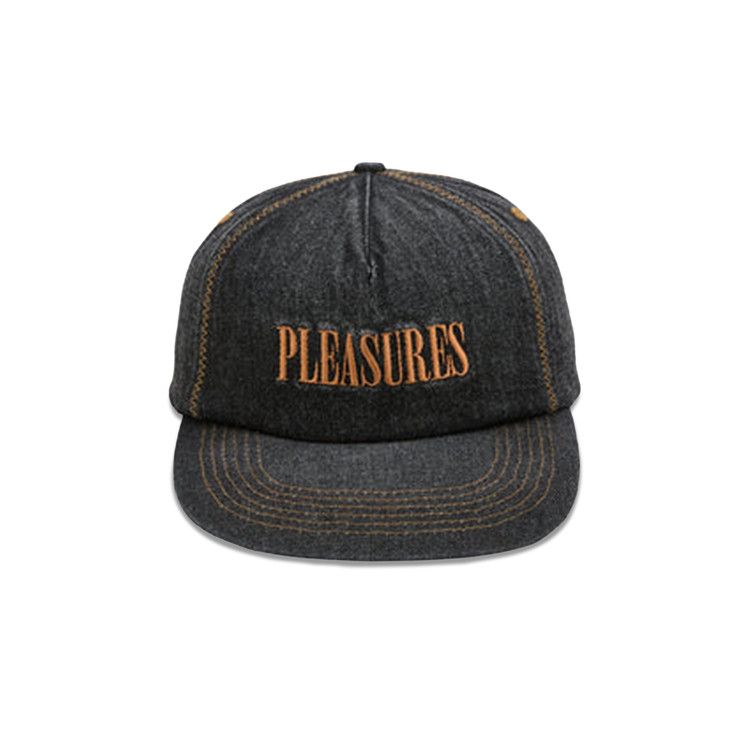 Pleasures Zig Zag Denim Cap 'Black'