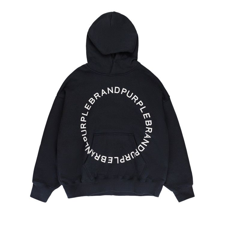 PURPLE BRAND HWT Fleece Pullover Hoodie 'Black'