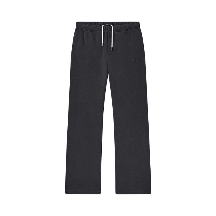PURPLE BRAND Fleece Flared Pant 'Black'