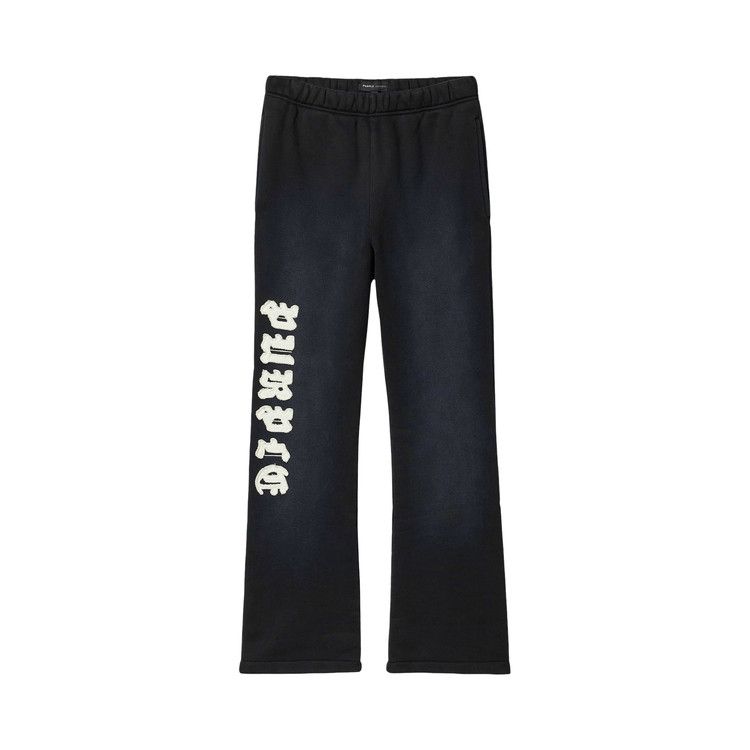 PURPLE BRAND Gothic Appliqué Sweatpants 'Black'