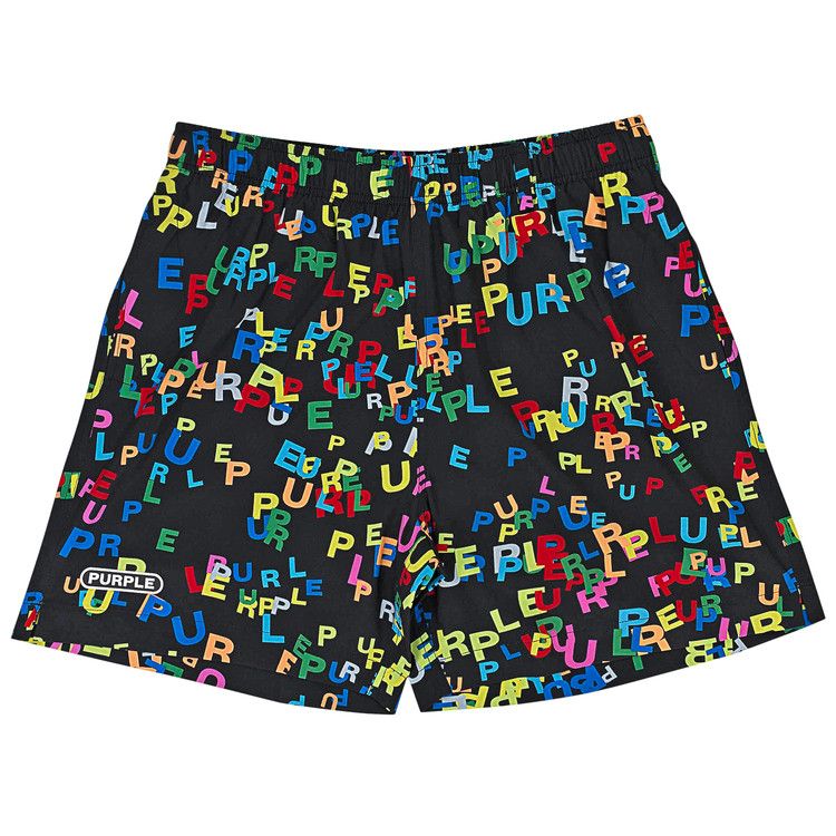 PURPLE BRAND Polyester All Round Shorts 'Multicolor'