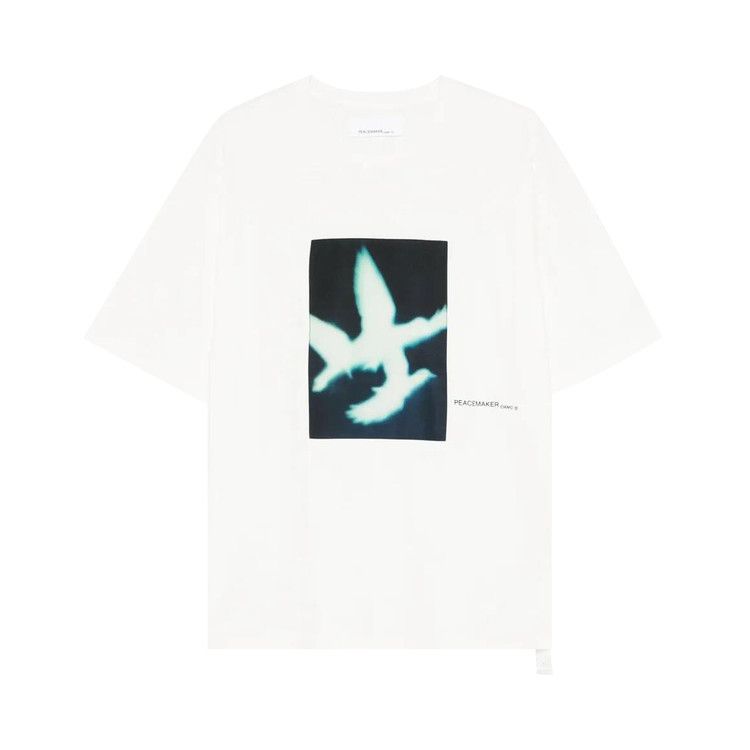OAMC Peacemaker Dark Flower Short-Sleeve T-Shirt 'Snow White'