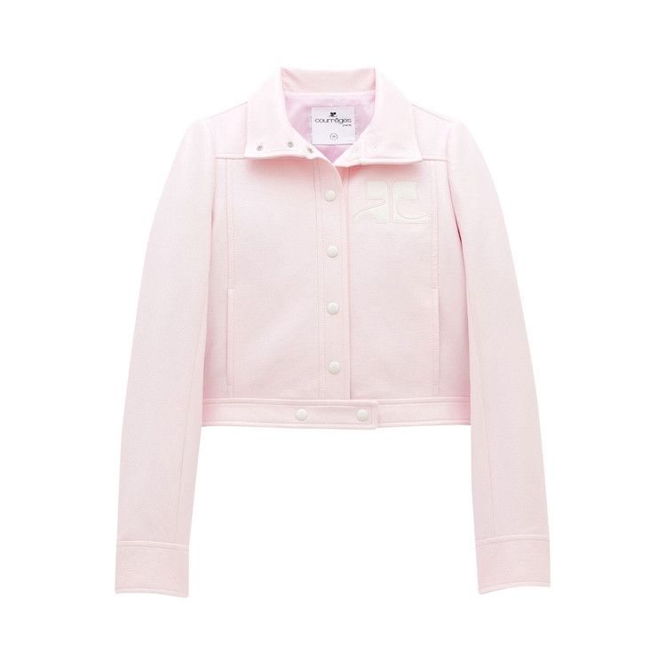Courrèges Vinyl Jacket 'Pale Pink'