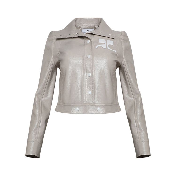 Courrèges Reedition Vinyl Jacket 'Grey'