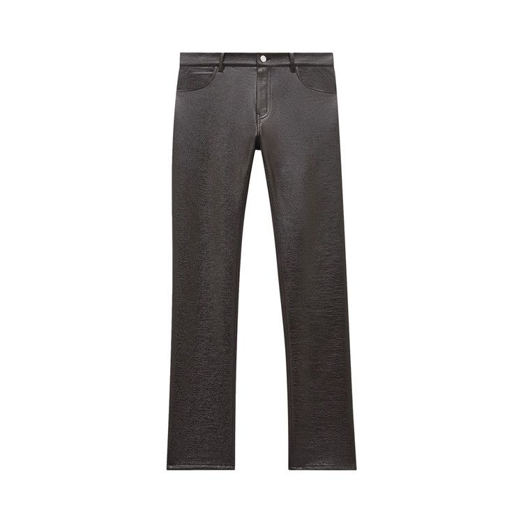 Courrèges 5-Pocket Vinyl Pants 'Chocolate'