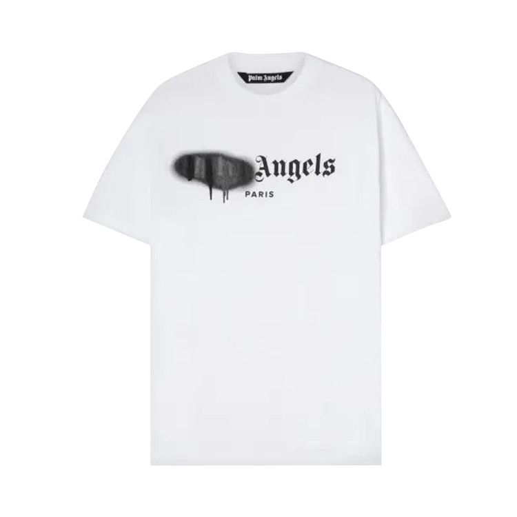 Palm Angels Paris Sprayed Logo T-Shirt 'White'
