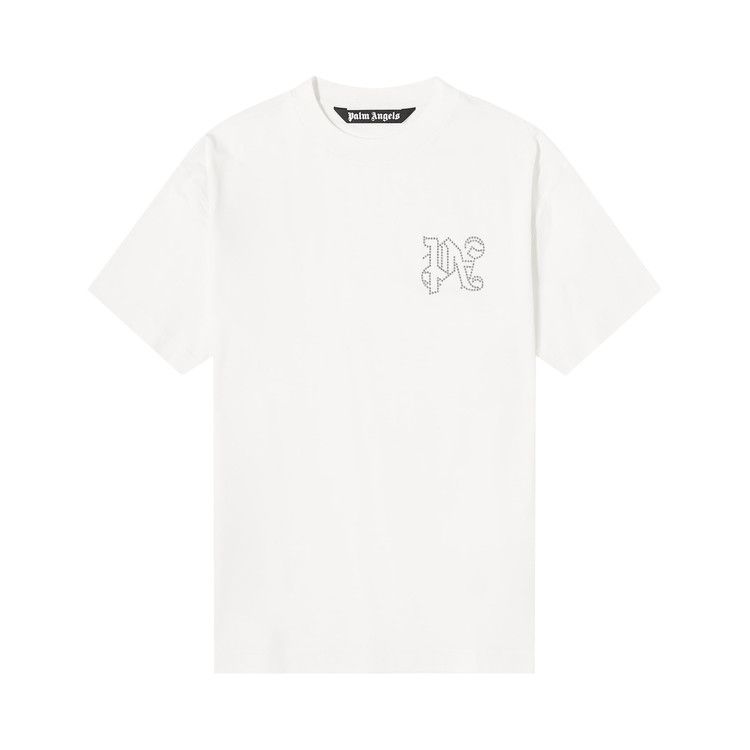 Palm Angels Monogram Stud Classic Tee 'White'