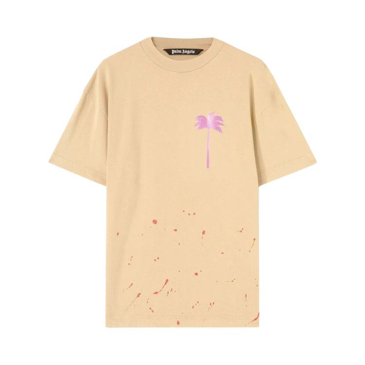 Palm Angels PxP Painted Classic T-Shirt 'Camel'