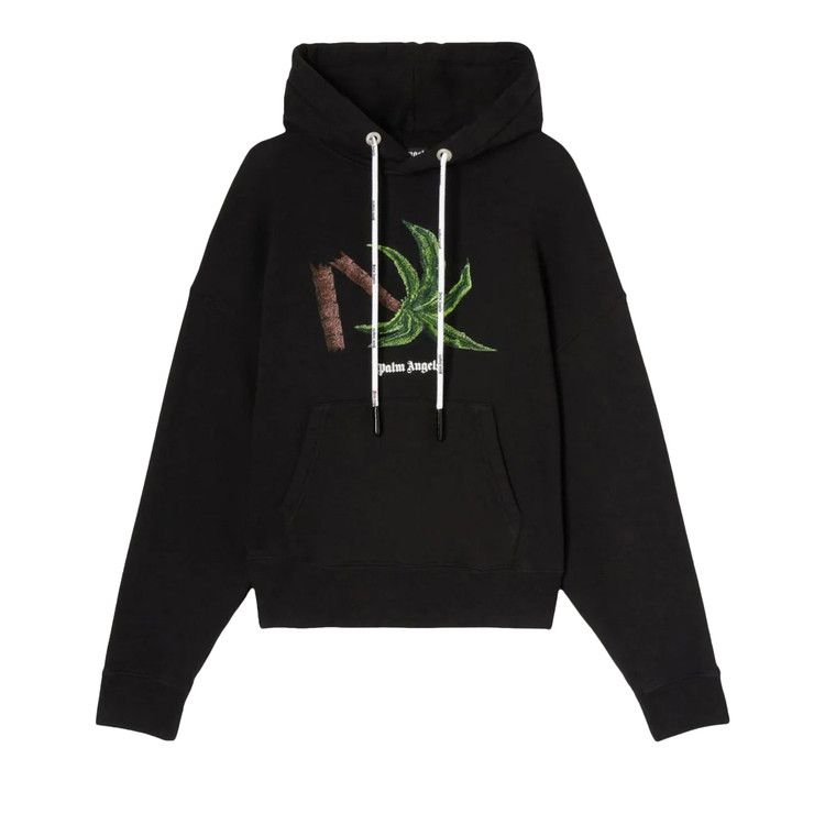 Palm Angels Broken Palm Hoodie 'Black/Green'