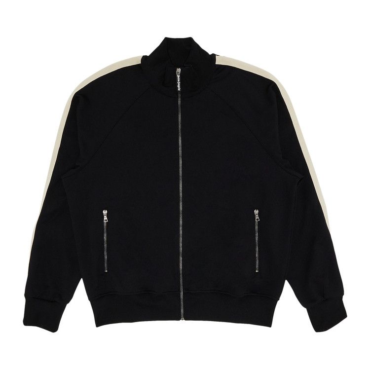 Palm Angels Performance Zip-Up Track Jacket 'Black/Orange'
