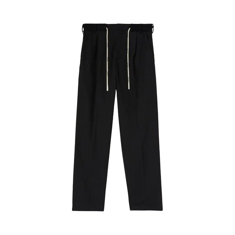 Palm Angels Track Belt Pants 'Black/Off White'