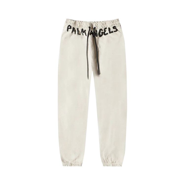 Palm Angels Seasonal Logo Vint Sweatpants 'White Black'