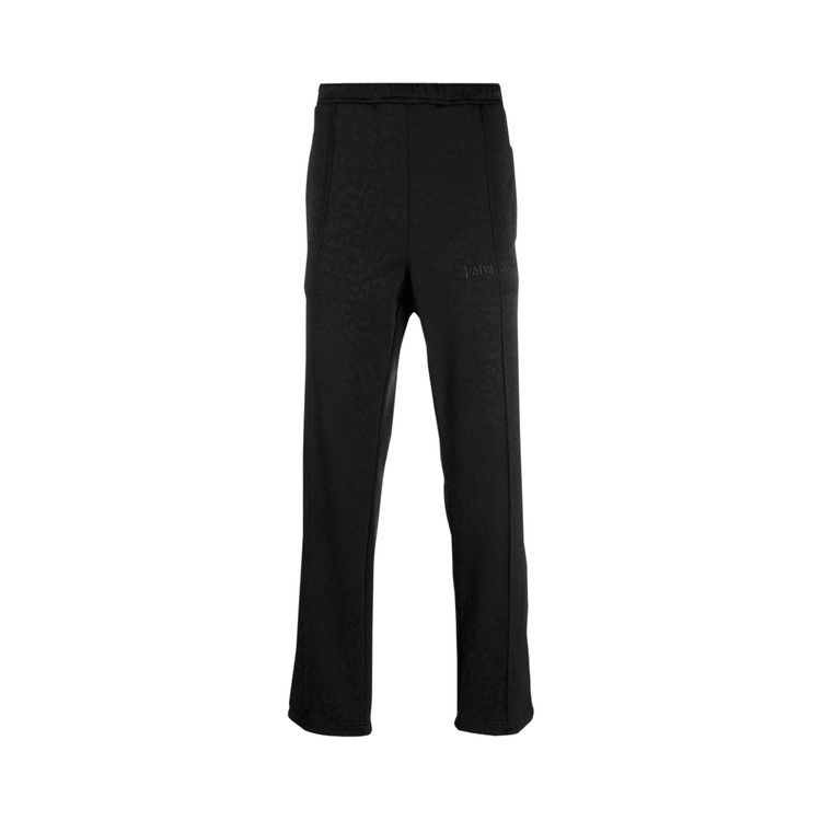 Palm Angels Tuxedo Leopard Track Pants 'Black/White'