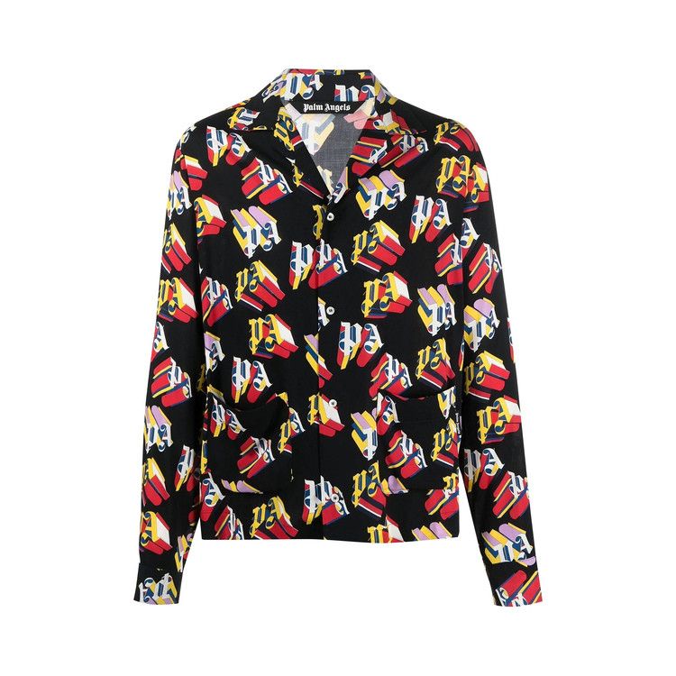 Palm Angels 3D Pajama Shirt 'Black/Red'