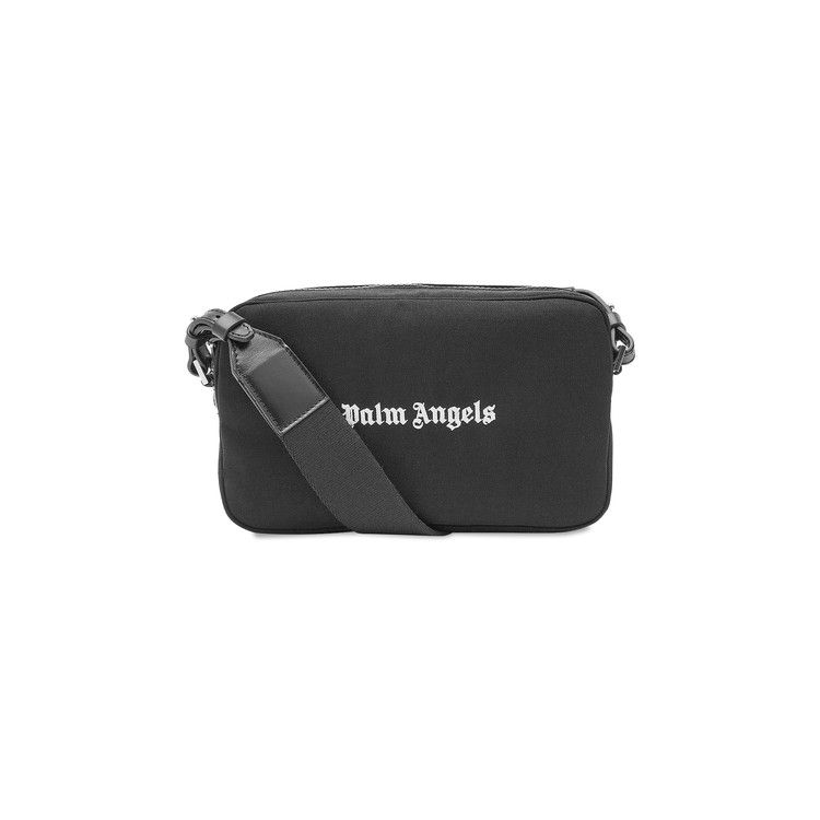 Palm Angels Cordura Logo Camera Case Bag 'Black/White'