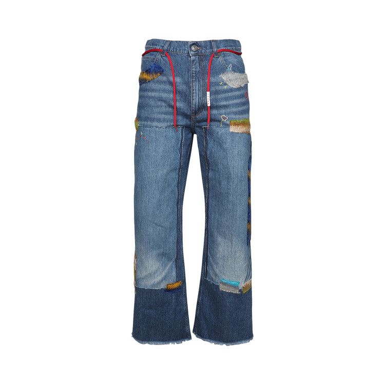 Marni Wide Leg Jeans 'Iris Blue'
