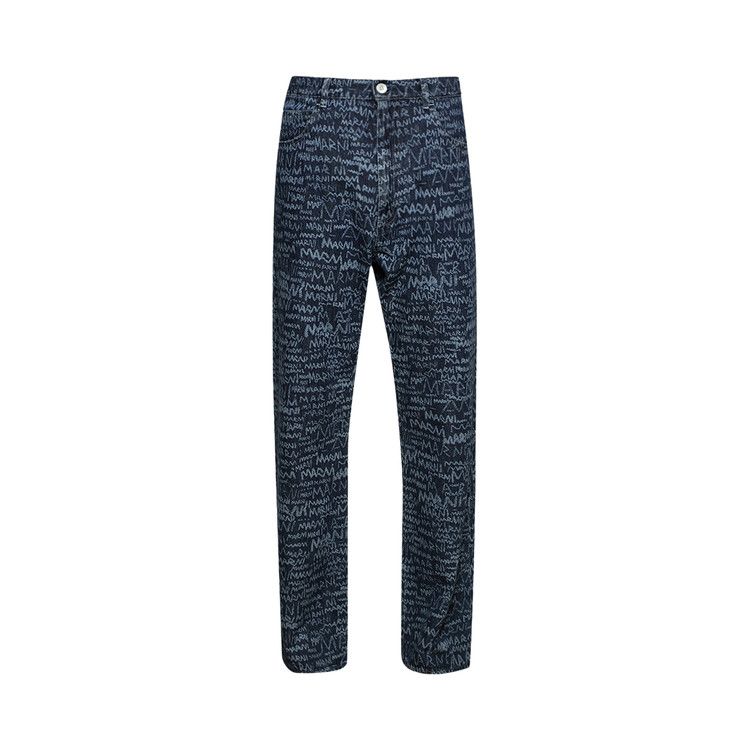 Marni Lasered Jeans 'Blue Kyanite'