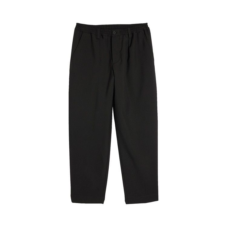 Marni Loose Fit Tropical Cropped Drawstring Pant 'Black'