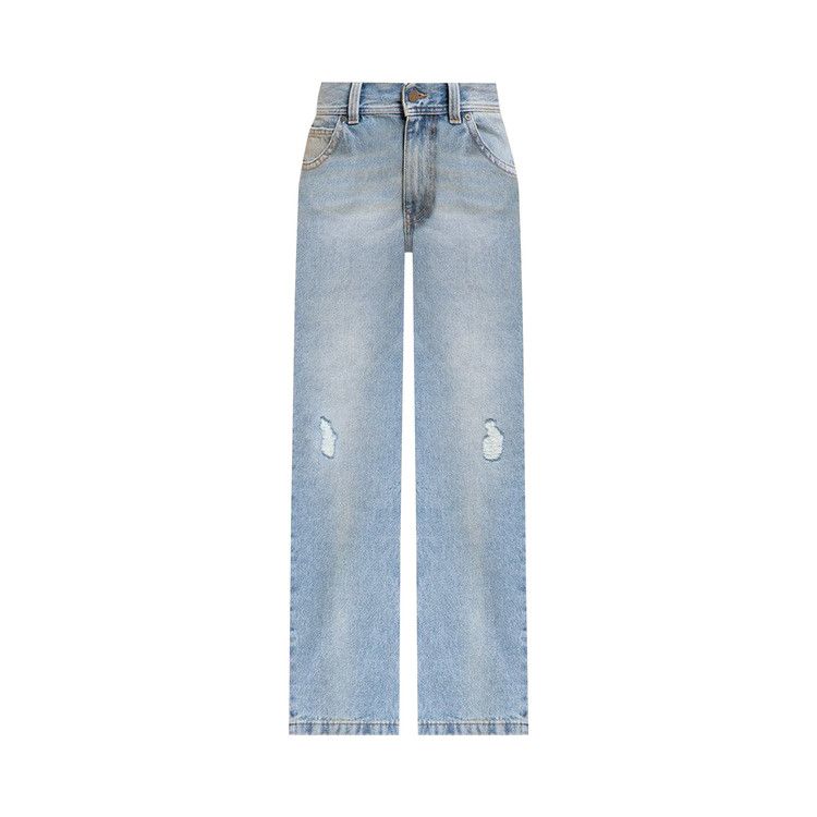 Palm Angels High Waisted Jeans 'Light Blue'
