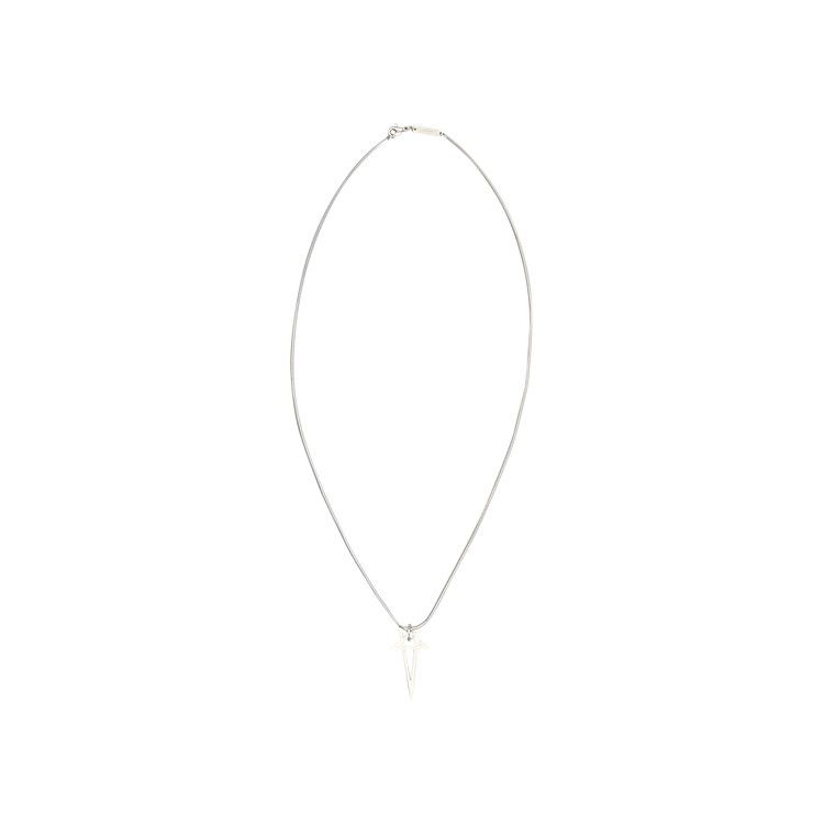 Rick Owens Lido Pentagram Necklace 'Palladium'