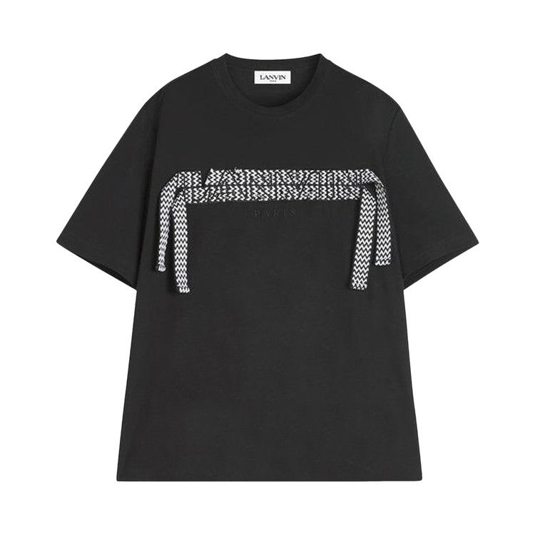 Lanvin Curb Lace T-Shirt 'Black'