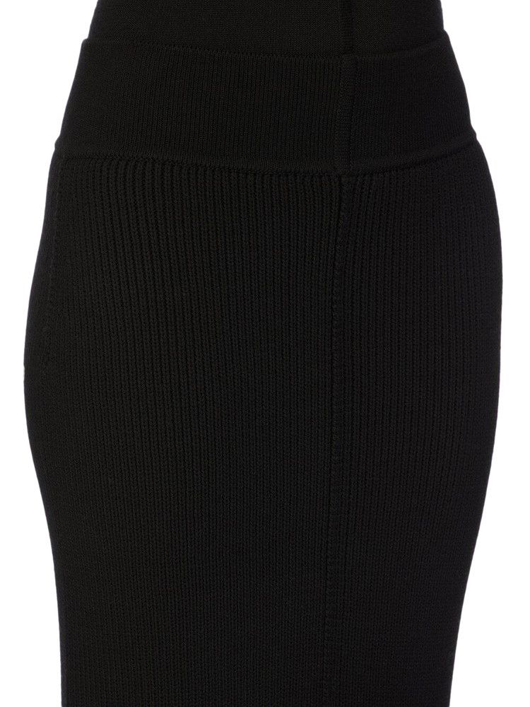 Rick Owens Short Sliced Skirt 'Black'