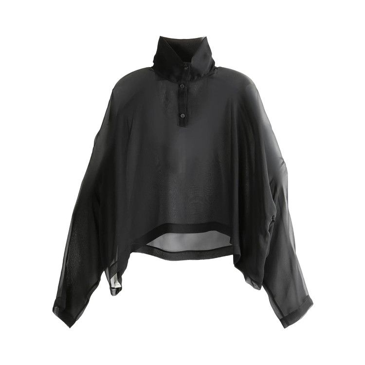 Rick Owens Jumbo Tabard Cropped T-Shirt 'Black'