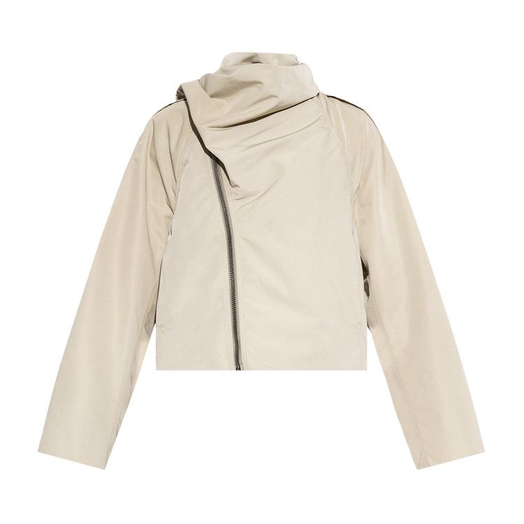 Rick Owens Cropped Scarf Flight Jacket 'Sand'
