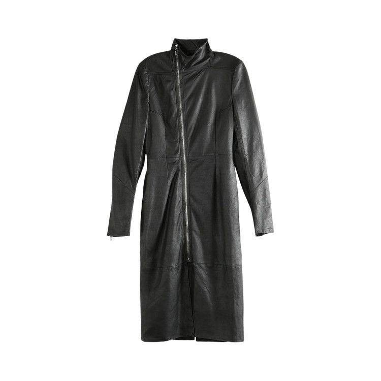 Rick Owens Cappotto In Pelle Gary Coat 'Black'