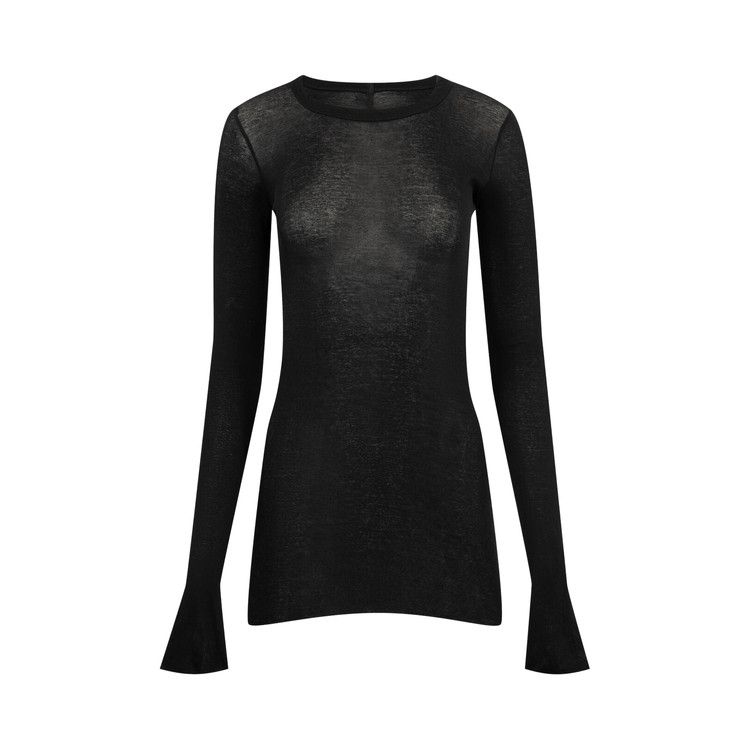 Rick Owens Rib Long-Sleeve T 'Black'
