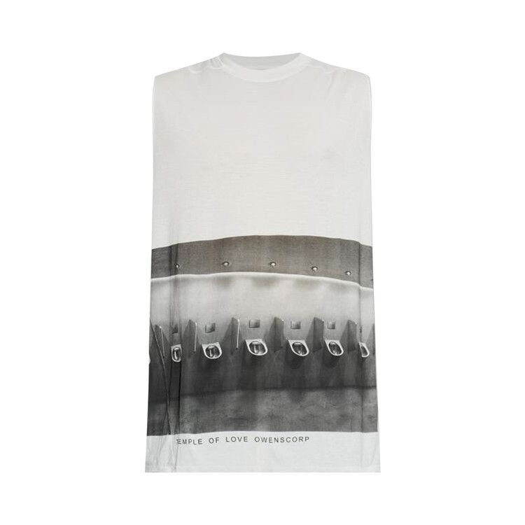 Rick Owens S Jumbo Top 'Milk Wash/Black'