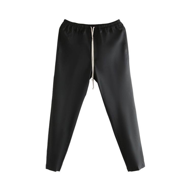 Rick Owens Drawstring Slim Long Pants 'Black'