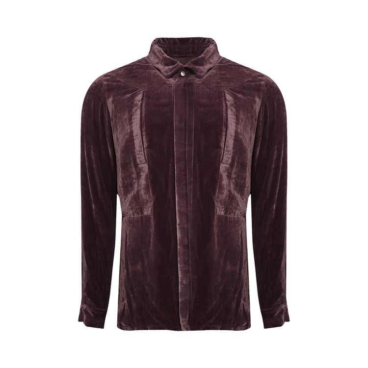 Rick Owens Fogpocket Long-Sleeve Shirt 'Amethyst'