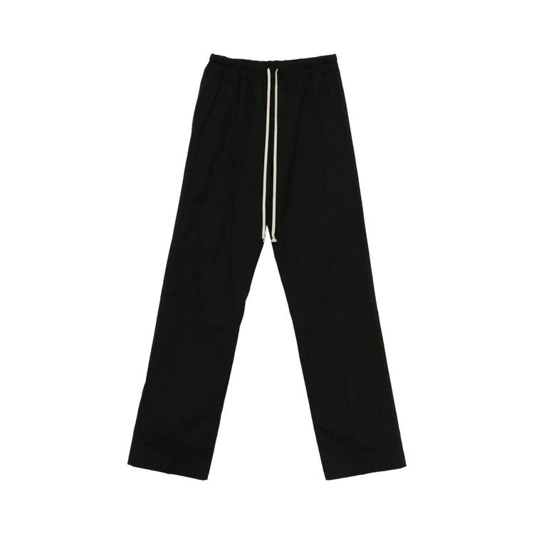 Rick Owens Heavy Poplin Dietrich Drawstring Pant 'Black'