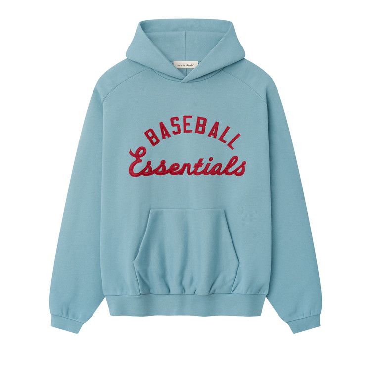 Fear of God Essentials MLB Raglan Sport Hoodie 'Stone Blue'