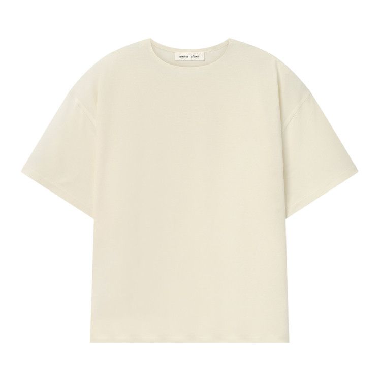 Fear of God Essentials Ponte Modern Tee Relaxed Fit 'Ivory'