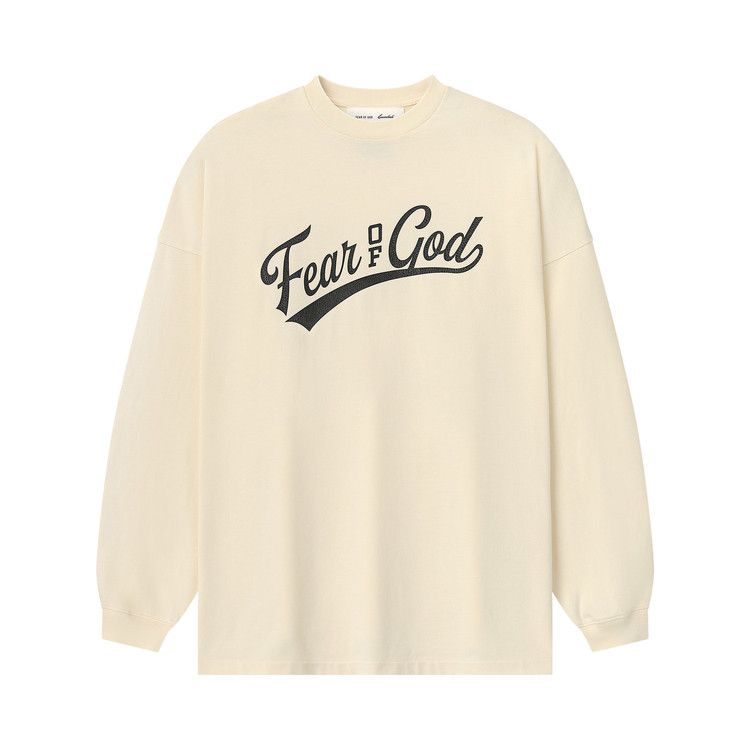 Fear of God Essentials Merch Long-Sleeve Tee 'Chalk'